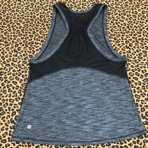 Lululemon Work The Circuit Tank Heathered Grey/Black *Size 2*